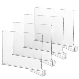 Foto 1 | Foto 1 | Separadores De Estantes Cy Craft Acrílicos Para Armarios 4 Unidades Transparentes - Venta Internacional.