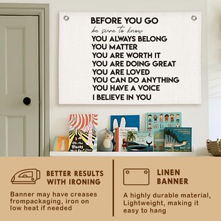 Foto 3 | Foto 3 | Decoración De Pared Lacama Mental Health Positive Afirmations 30 X 20 Cm - Venta Internacional.