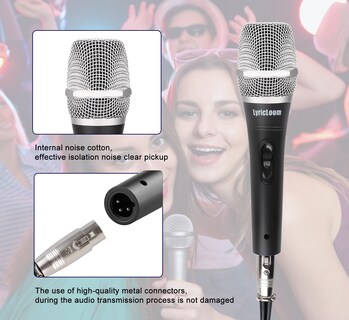 Foto 6 | Foto 6 | Micrófono Con Cable Lyricloom Professional Vocal Dynamic Silver - Venta Internacional.