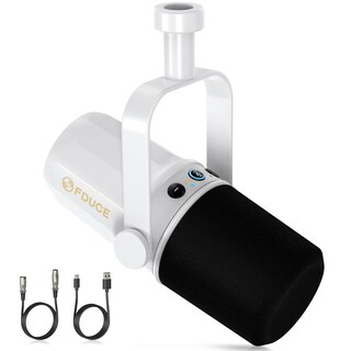 Foto 1 | Foto 1 | Micrófono Fduce Sl40 Dynamic Usb/xlr Para Podcasting Blanco - Venta Internacional.