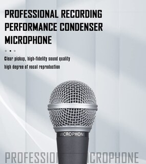 Foto 5 | Foto 5 | Micrófono Weymic Wm58 Instrumento Vocal Dinámico De Estilo Clásico - Venta Internacional.