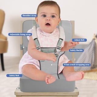 Foto 2 | Foto 2 | Asiento Elevador Cavwvtyu Para Silla De Cocina Con Correas De Arnés - Venta Internacional.