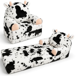 Foto 1 | Foto 1 | Silla Infantil Qiuodo 2 En 1 Plegable Con Piel Sintética De Conejo (vaca) - Venta Internacional.