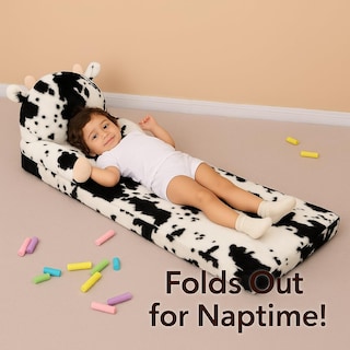 Foto 3 | Foto 3 | Silla Infantil Qiuodo 2 En 1 Plegable Con Piel Sintética De Conejo (vaca) - Venta Internacional.