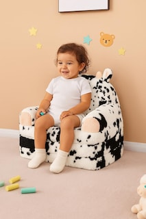 Foto 4 | Foto 4 | Silla Infantil Qiuodo 2 En 1 Plegable Con Piel Sintética De Conejo (vaca) - Venta Internacional.