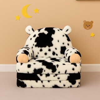 Foto 6 | Foto 6 | Silla Infantil Qiuodo 2 En 1 Plegable Con Piel Sintética De Conejo (vaca) - Venta Internacional.