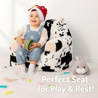 Foto 7 | Foto 7 | Silla Infantil Qiuodo 2 En 1 Plegable Con Piel Sintética De Conejo (vaca) - Venta Internacional.