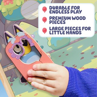 Foto 4 | Foto 4 | Playhouse Horizon Group Usa Bluey De Madera Magnética 18 Piezas - Venta Internacional.