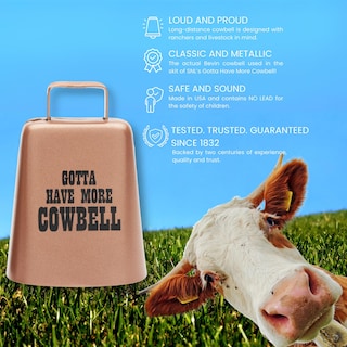 Foto 6 | Foto 6 | Las Campanillas Bevin De Cow Bell Tienen Que Tener Más Cencerro Grande De Cobre - Venta Internacional.
