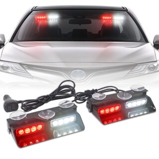 Foto 1 | Foto 1 | Luces Estroboscópicas De Emergencia Xridonsen 2 En 1 Rojas Y Blancas - Venta Internacional.