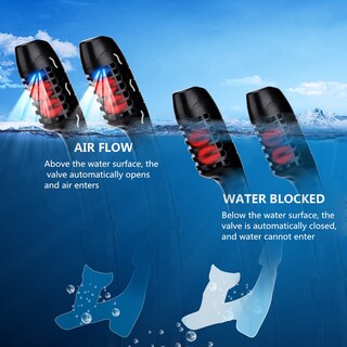 Foto 4 | Foto 4 | Snorkel Seco Aqua A Dive Sports Easy Breath Para Adultos Y Jóvenes - Venta Internacional.