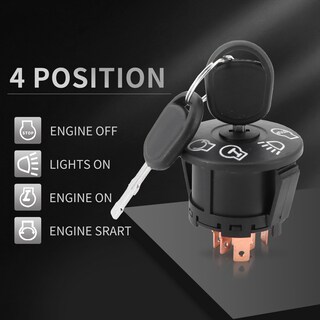 Foto 3 | Foto 3 | Interruptor De Encendido Tektall De 7 Terminales Con Llave Para John Deere - Venta Internacional.