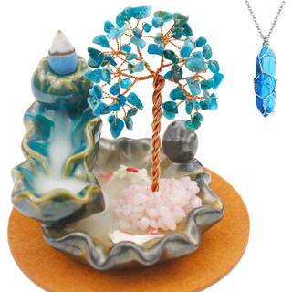 Foto 1 | Foto 1 | Soporte Para Incienso En Forma De Cascada Árbol De Cristal Con 30 Conos - Venta Internacional.