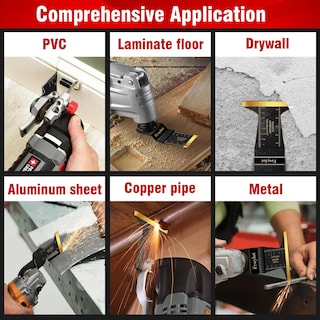 Foto 7 | Foto 7 | Cuchillas Oscilantes Para Herramientas Froylot Latest Titanium Juego De 18 Piezas - Venta Internacional.