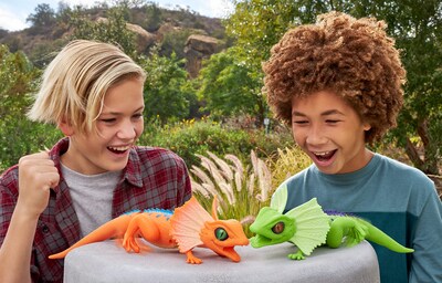 Foto 6 | Foto 6 | Juguete Robótico Con Forma De Lagarto Al Acecho Robo Alive Series 3 Naranja Zuru - Venta Internacional.