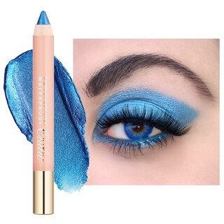 Foto 1 | Foto 1 | Sombra De Ojos En Barra Oulac Shimmer Blue  3 8 Ml  Impermeable  Vegana - Venta Internacional.