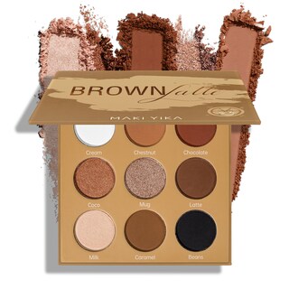 Foto 1 | Foto 1 | Paleta De Sombras De Ojos Maki Yika Brown Nude 9 Colores Vegan - Venta Internacional.