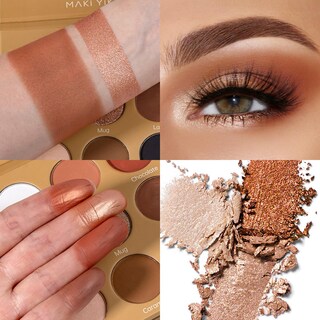 Foto 2 | Foto 2 | Paleta De Sombras De Ojos Maki Yika Brown Nude 9 Colores Vegan - Venta Internacional.