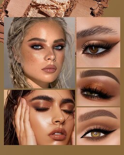 Foto 4 | Foto 4 | Paleta De Sombras De Ojos Maki Yika Brown Nude 9 Colores Vegan - Venta Internacional.