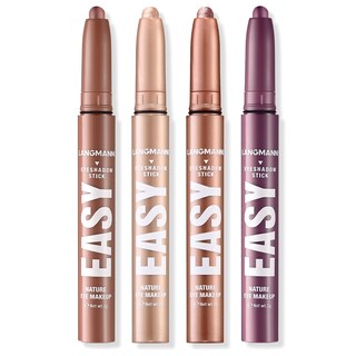 Foto 1 | Foto 1 | Set De Sombras De Ojos Langmanni Waterproof 4 Colores Para Mujer - Venta Internacional.