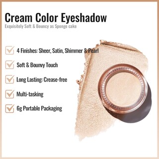 Foto 3 | Foto 3 | Sombra De Ojos En Crema Oulac Light Golden P05 Resistente Al Agua 12 Horas De Duración - Venta Internacional.
