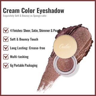 Foto 5 | Foto 5 | Sombra De Ojos En Crema Oulac Brown 05 Impermeable De Larga Duración - Venta Internacional.