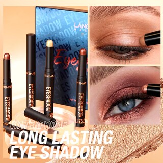 Foto 7 | Foto 7 | Set De Sombras De Ojos Langmanni 8 Unidades Crema Suave Impermeable - Venta Internacional.