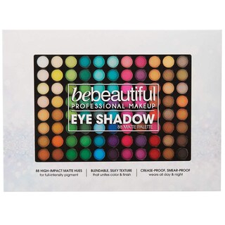 Foto 7 | Foto 7 | Paleta De Sombras De Ojos Para Maquillaje Pro Bebeautiful 88 Colores Mate - Venta Internacional.