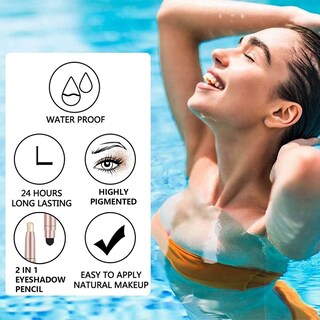 Foto 6 | Foto 6 | Sombra De Ojos En Barra Qeetvia Impermeable Hipoalergénica Color Rojo Parduzco - Venta Internacional.