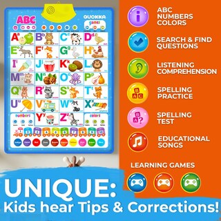 Foto 3 | Foto 3 | Gráfico De Pared Educativo Quokka Vertical Abc Learning De 5 A 7 Años - Venta Internacional.