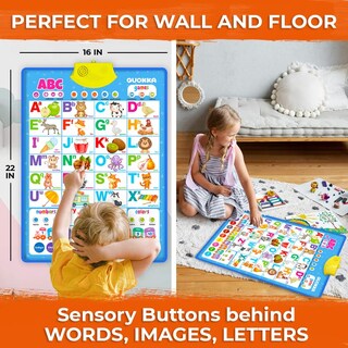 Foto 4 | Foto 4 | Gráfico De Pared Educativo Quokka Vertical Abc Learning De 5 A 7 Años - Venta Internacional.