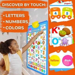 Foto 5 | Foto 5 | Gráfico De Pared Educativo Quokka Vertical Abc Learning De 5 A 7 Años - Venta Internacional.