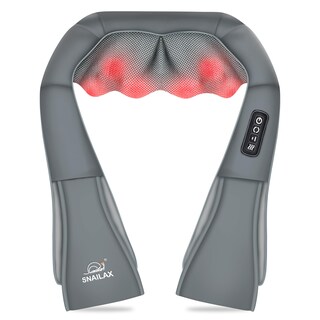 Foto 1 | Foto 1 | Masajeador Snailax Shiatsu Para Cuello Y Hombros Con Color Gris Intenso - Venta Internacional.
