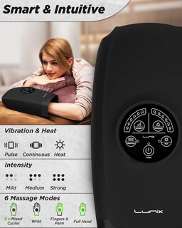 Foto 7 | Foto 7 | Masajeador De Manos Lunix Lx3 Inalámbrico Eléctrico Con Compresión - Venta Internacional.