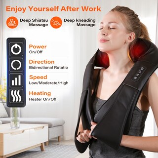 Foto 4 | Foto 4 | Masajeador De Cuello Wertyi Shiatsu Con Calor Para Cuello Espalda Y Hombros - Venta Internacional.