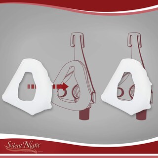 Foto 4 | Foto 4 | Los Protectores De Máscara De Cpap Silent Night Para Todo El Rostro Reducen Las Fugas De Aire - Venta Internacional.