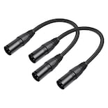 Cables De Micrófono Szlliyxs Paquete De 2 Unidades 3 Pines Xlr Macho A Macho 30 Cm - Venta Internacional.