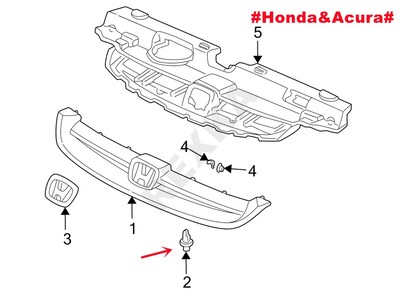 Foto 7 | Foto 7 | Clips De Retención Para Funda De Parachoques Y Guardabarros Para Honda Acura - Venta Internacional.