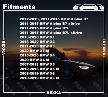 Foto 3 | Foto 3 | Funda De Parachoques Con Revestimiento De Guardabarros Para Bmw X1 X3 X4 X5 X6 - Venta Internacional.
