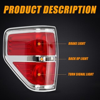 Foto 3 | Foto 3 | Luz Trasera Ransoto F150 Del Lado Izquierdo Del Conductor Para Ford F-150 2009-2014 - Venta Internacional.