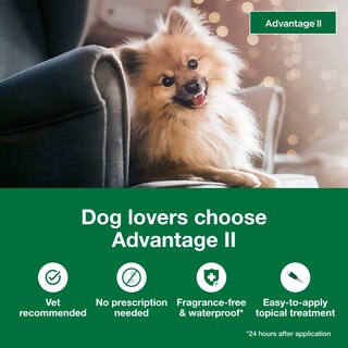 Foto 3 | Foto 3 | Tratamiento Y Prevención De Pulgas Advantage Ii Para Perros Pequeños De 3 A 10 Libras - Venta Internacional.