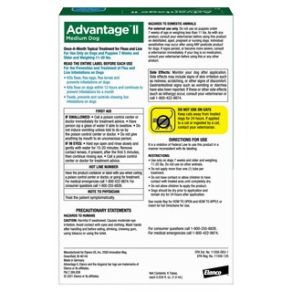 Foto 2 | Foto 2 | Tratamiento Y Prevención De Pulgas Advantage Ii Para Perros Medianos - Venta Internacional.