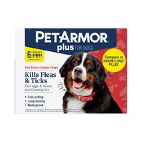 Prevención De Pulgas Y Garrapatas Para Perros Petarmor Plus 6 Dosis - Venta Internacional.