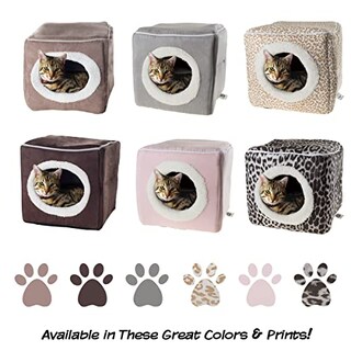 Foto 6 | Foto 6 | Cama Para Mascotas Petmaker Acogedora En Forma De Cueva En Forma De Cubo Para Mascotas Pequeñas - Venta Internacional.