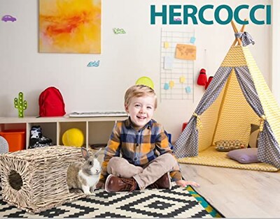 Foto 4 | Foto 4 | Casa De Césped Para Conejos Hercocci Extra Grande Plegable Paquete De 2 - Venta Internacional.