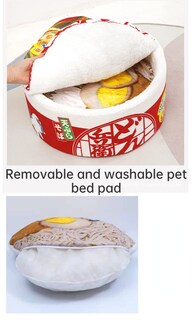 Foto 7 | Foto 7 | Sofá Cama Cat House Ssdhua Con Forma De Fideo Instantáneo Con Forma De Fideo Para Mascotas - Venta Internacional.