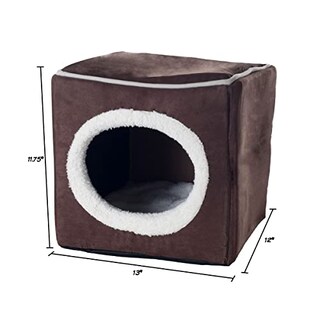 Foto 3 | Foto 3 | Cama Para Mascotas Petmaker Acogedora En Forma De Cueva En Forma De Cubo Para Mascotas Pequeñas - Venta Internacional.