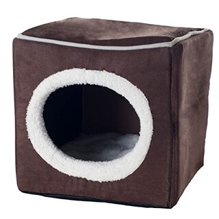 Foto 7 | Foto 7 | Cama Para Mascotas Petmaker Acogedora En Forma De Cueva En Forma De Cubo Para Mascotas Pequeñas - Venta Internacional.