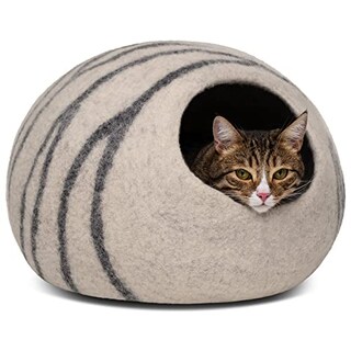 Foto 1 | Foto 1 | Cama Para Gatos Cave Meowfia De Fieltro De Primera Calidad 100% Lana Merino Para Gatos - Venta Internacional.