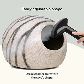 Foto 4 | Foto 4 | Cama Para Gatos Cave Meowfia De Fieltro De Primera Calidad 100% Lana Merino Para Gatos - Venta Internacional.